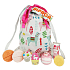 Bomb Cosmetics Alpaca My Bag darčekový batoh šumivá tableta do sprchy 2 x 95 g + špalíček do kúpeľa 2 x 50 g + šumivý balistik do kúpeľa 160 g + tuhý šampón 50 g + krém na ruky 25 ml, kozmetická sada