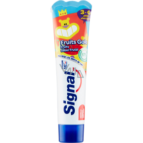 Signal Kids Fruits Gold 3-6 rokov zubná pasta pre deti 50 ml