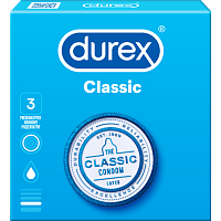 Durex Classic kondómy, 3 ks