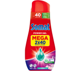 Somat All in 1 Power Gel Hygiene Svieži gél do umývačky riadu pre hygienickú čistotu a žiarivý lesk 80 dávok 2 x 720 ml, duopack