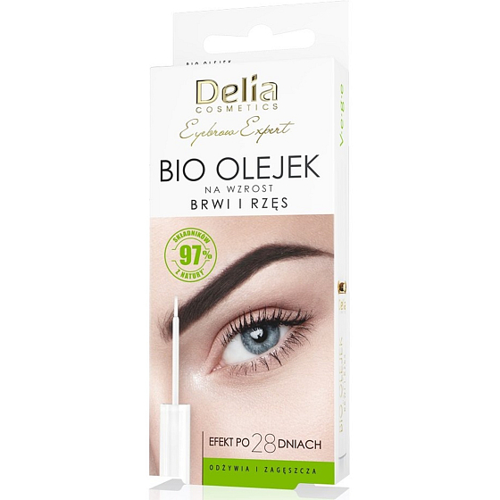 Delia Cosmetics Bio olej na rast rias a obočia 7 ml
