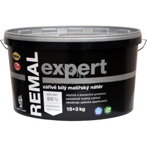 REMAL Expert žiarivo biela maliarska farba na stenu, 15+3 kg REMAL Expert žiarivo biela maliarska farba na stenu, 15+3 kg