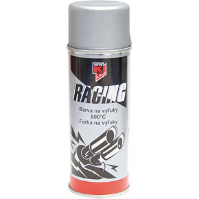 Auto-K Racing žáruvzdorná farba 800 °C na výfuky, strieborná, 400 ml Auto-K Racing žáruvzdorná farba 800 °C na výfuky, strieborná, 400 ml