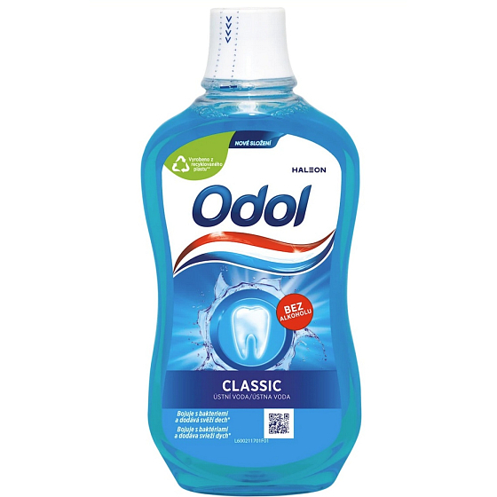 Odol Classic ústna voda bez alkoholu 500 ml