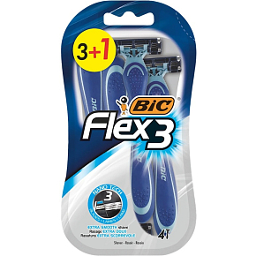 BIC 3 FLEX PÁNSKY JEDNORAZOVÝ HOLIACI STROJČEK (3+1) 9389 BIC 3 FLEX PÁNSKY JEDNORAZOVÝ HOLIACI STROJČEK (3+1) 9389
