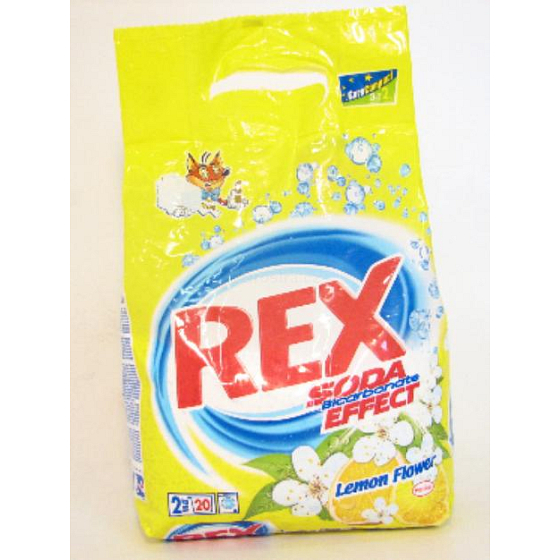 Rex Lemon Flower prášok na pranie 2 kg