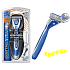 Wilkinson Quattro Titanium Energy holiaci strojček + 1 brit + bat
