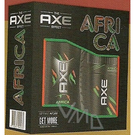 Axe Africa dezodorant sprej 150 ml + sprchový gél 400 ml, kozmetická sada