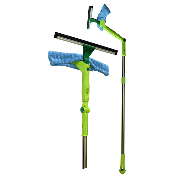 Spokar Green Line GL07 okenné stierka kombinovaná 33cm, vysoko savý snímateľný poťah z mikrovlákna, gumová lišta, nerezová teleskopická palica