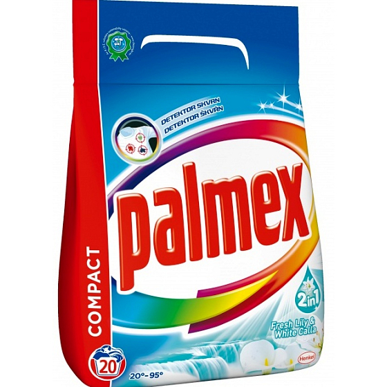 Palmex 2v1 Fresh Lily & White Calla prášok na pranie 20 dávok 1,5 kg