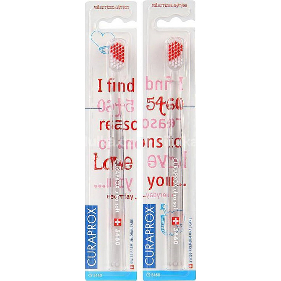 Curaprox CS 5460 Ultra Soft Valentines Edition zubná kefka 2 kusy