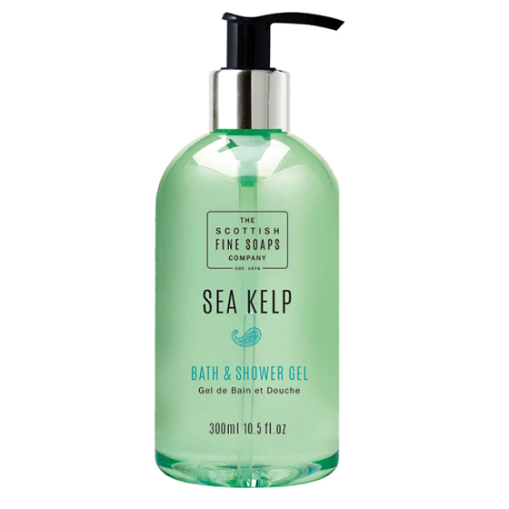 Scottish Fine Soaps Morská riasa kúpeľový a sprchový gél dávkovač 300 ml