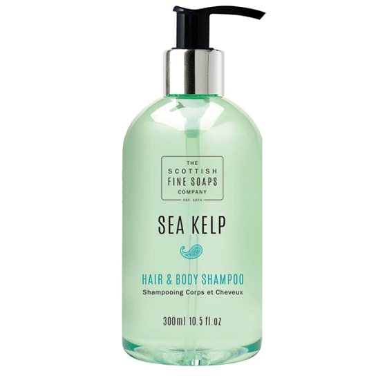 Scottish Fine Soaps Morská riasa umývací gél na telo a vlasy dávkovač 300 ml