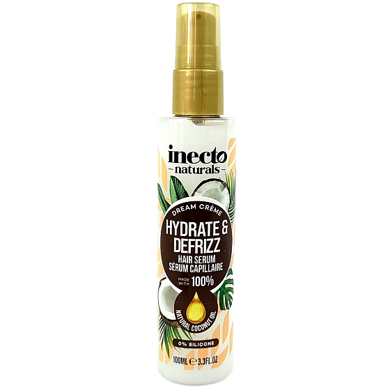 Inecto Naturals Coconut vlasové sérum s čistým kokosovým olejom 100 ml