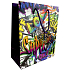 Nekupto Darčeková papierová taška 23 x 18 x 10 cm Graffitti