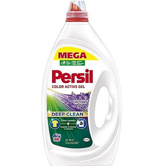 Persil Deep Clean Lavender Univerzálny tekutý prací gél na farebné oblečenie 88 dávok 3,96 l