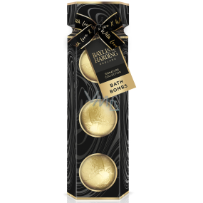 Baylis & Harding Tangerine and Grapefruit sparkling bath bomb 3 x 100 g, kozmetická sada pre ženy