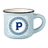 Šálka na espresso Albi - písmeno P 45 ml