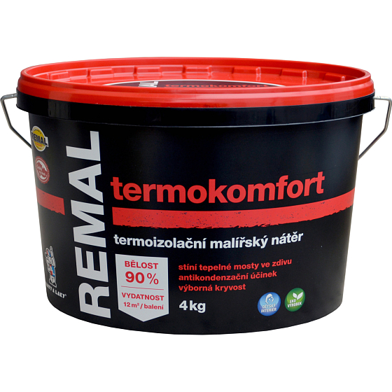 REMAL Termokomfort termoizolačná farba na stenu, 4 kg