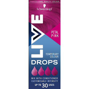 Schwarzkopf Live Drops Ružový kvet farbiace kvapky na vlasy, 30 ml
