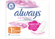 Always Ultra Sensitive Normal Plus intímne vložky 10 kusov