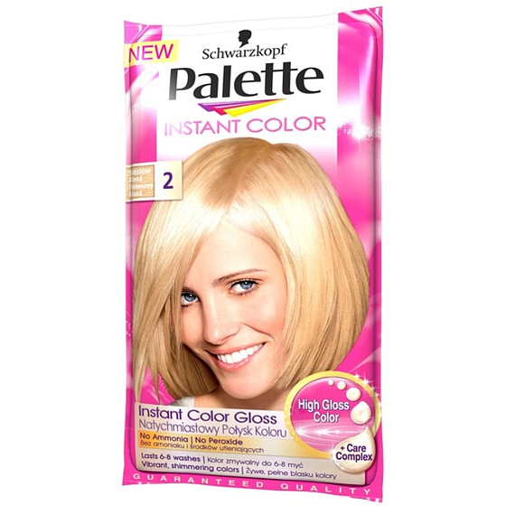 Palette Instant Color postupne zmývateľná farba na vlasy 2 Žiarivo plavý 25 ml