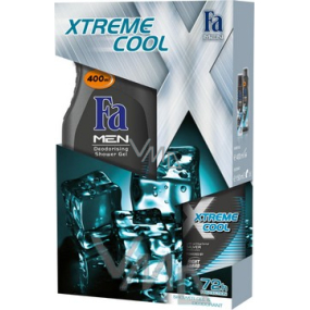 Fa Men Xtreme Cool sprchový gel 400 ml + dezodorant sprej 150 ml, kozmetická sada
