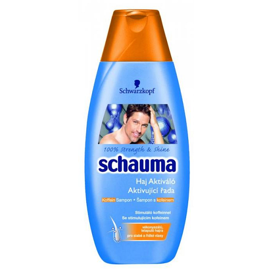 Schauma for Men Aktivujúca s kofeínom pre silu a objem šampón na vlasy 400 ml