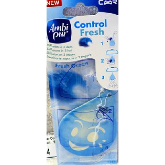 Ambi Pur Car Control Fresh Ocean osviežovač vzduchu závesný 1 kus