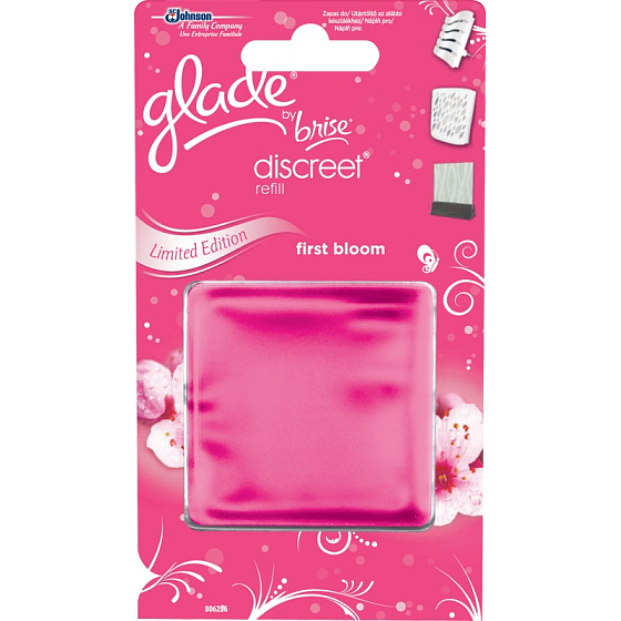 Glade First Bloom Discreet osviežovač vzduchu náhradná náplň 12 g