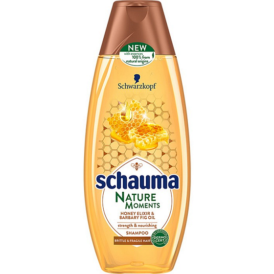 Schauma Nature Moments Medový elixír a olej z opuncie mexickej pre regeneráciu a silu šampón na vlasy 400 ml