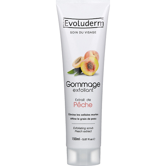 Evoluderm Exfoliating Scrub pleťový peeling s výťažkom z broskýň 150 ml