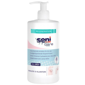 Seni Care Regeneračné Hydratačná telová emulzia pre suchú pokožku so 4% urea 500 ml dávkovač