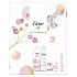 Dove Nourishing Secrets Rozzařijící Rituál Lotosový kvet a ryžová voda sprchový gél 250 ml + antiperspirant dezodorant sprej 150 ml + toaletné mydlo 100 g, kozmetická sada