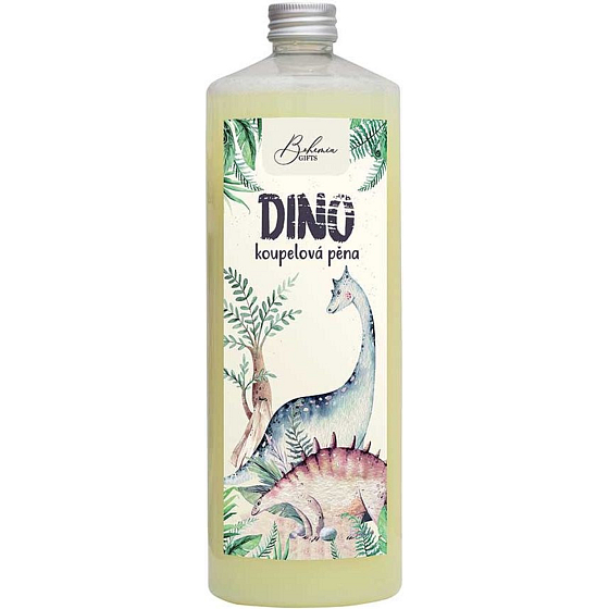 Bohemia Gifts Dino Banana pena do kúpeľa pre deti 1000 ml