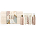 Grace Cole Vanilla sprchový gél 100 ml + telová hmla 100 ml + krém na ruky a nechty 50 ml + telový krém 50 ml + žinka do kúpeľa + kozmetická taška, kozmetická sada pre ženy