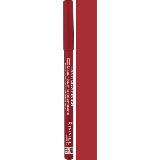 Rimmel London 1000 Kisses Stay On Lip Liner ceruzka na pery 021 Red Dynamite 1,2 g