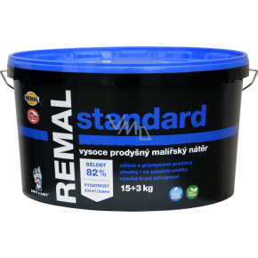 REMAL Standard vysoko priedušná farba na stenu, 15+3 kg