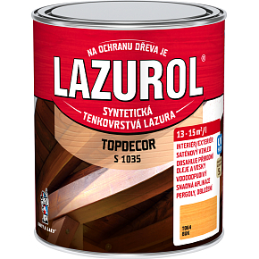 Lazurol Topdecor S1035 tenkovrstvá lazúra na drevo T064 buk, 750 ml