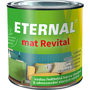 Eternal mat Revital farba na obnovovanie starých náterov, RAL 1015 Slonová kosť svetlá, 350 g