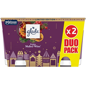 Glade vonné sviečky Festive Mulled Wine 2 × 112 g Glade vonné sviečky Festive Mulled Wine 2 × 112 g