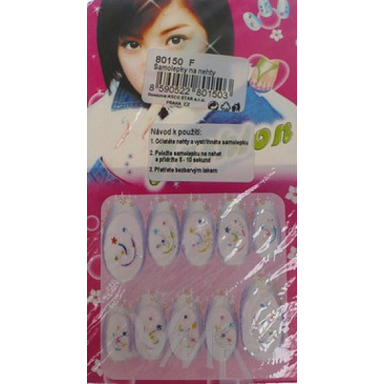 Absolute Cosmetics Nail Art Decal samolepky na nechty 1 aršík rôzne motívy