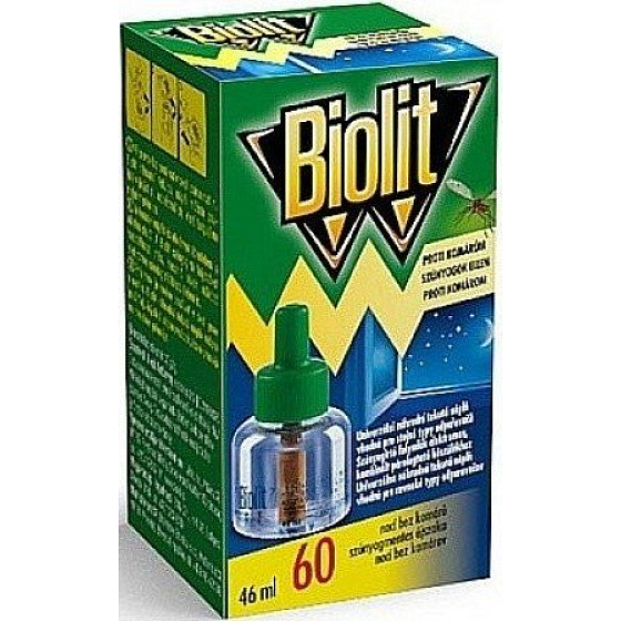 Biolit Aróma Green Tea univerzálny odparovač náhradná náplň 60 nocí bez komárov 46 ml