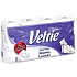Veltie Relaxing Lavender parfumovaný s vôňou levandule 3 vrstvový 150 útržkov 8 kusov
