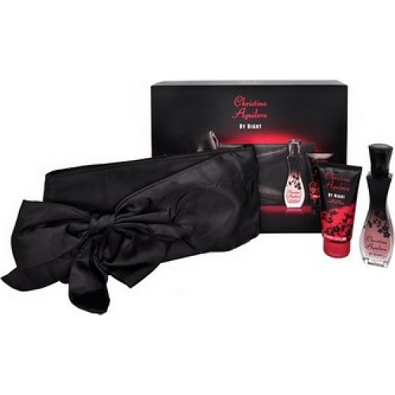 Christina Aguilera by Night toaletná voda pre ženy 30 ml + telové mlieko 50 ml + kabelka, darčeková sada