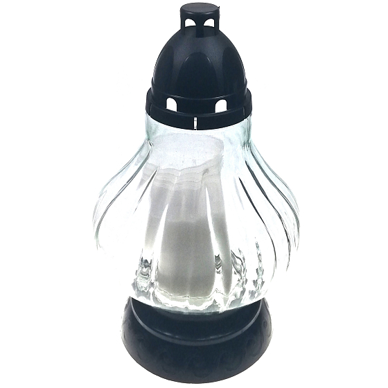 Lima Lampa sklenená cintorínske Váza 400 g