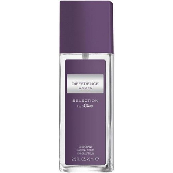 s.Oliver Difference Women parfumovaný dezodorant sklo pre ženy 75 ml