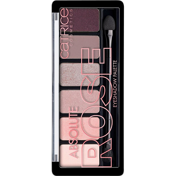 Catrice Absolute Rose Eyeshadow Palette paleta očných tieňov 010 Frankie Rose To Hollywood 6 g