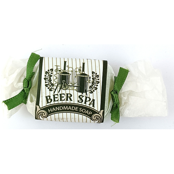 Bohemia Gifts Beer Spa s glycerínom ručne vyrábané toaletné mydlo bonbón 30 g