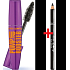 Miss Sporty Pump Up Booster riasenka 001 Extra Black 12 ml + Ceruzka na oči 001 Magic 1,2 g